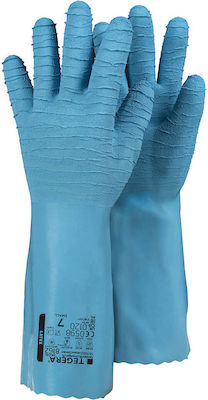 Ejendals Gloves for Work Blue Protection of Chemicals