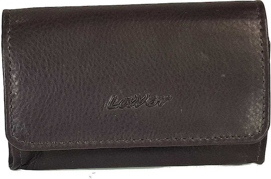 Lavor Lederne Tabaktasche in Braun mit magnetischem Verschluss 11x7.5cm