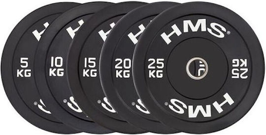 HMS Scheibenset Gummierte 1 x 10kg Ø51mm