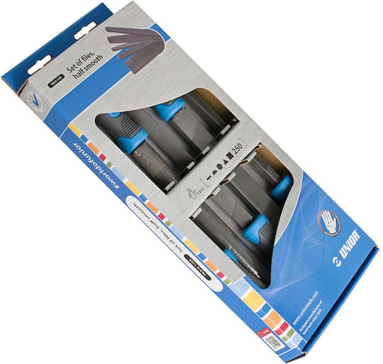 Unior Комплект пили среден мек 762/5 1/2S 250mm 5бр Комплект Пили Без Дръжка 5бр