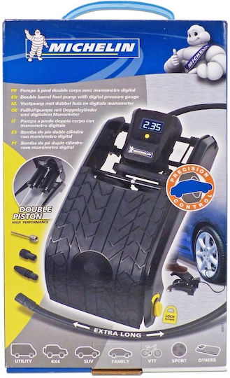 Michelin 009517 Τρόμπα Αέρος Ποδιού με Μανόμετρο