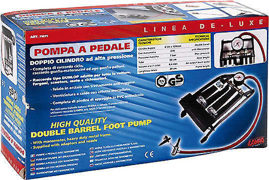 Lampa De-luxe L7161.1 Pump Air Pump Foot with Manometer