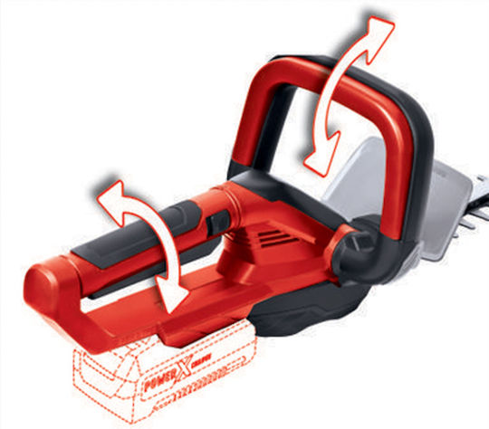 Einhell GE-CH 1855/1 Li Solo Hedge Trimmer Battery 18V with Blade 62cm 3410502