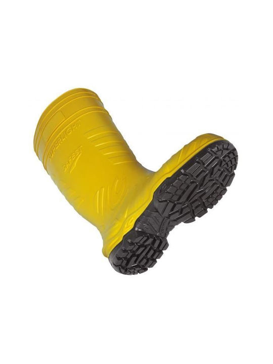 Cofra Electrical Non-Slip Safety Knee Wellies Yellow