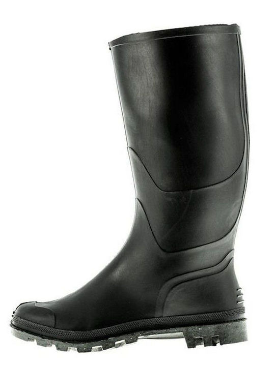 Safety Knee Wellies Black