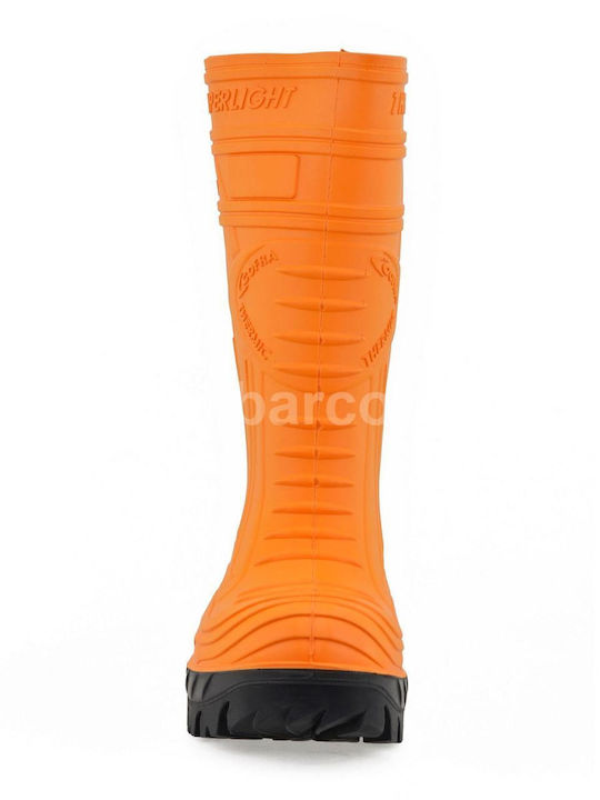 Cofra Thermic Non-Slip Work Wellies Knee Orange