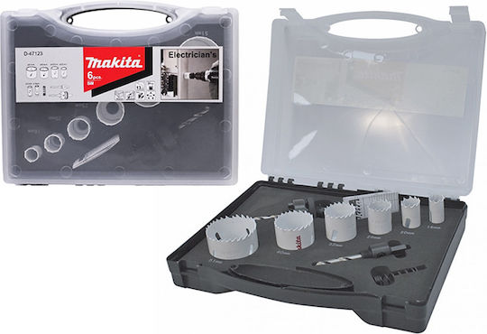 Makita Σετ Ποτηροπρίονα με Διάμετρο από 16mm έως 51mm για Μέταλλο