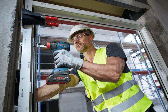Bosch GDX 18V-200 Brushless Μπουλονόκλειδο Μπαταρίας 18V Solo με Υποδοχή 1/2" & 1/4"