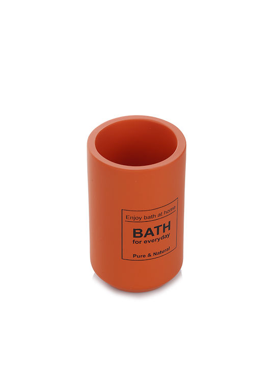 General Trade Resin Cup Holder Countertop Orange