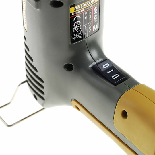 Proxxon MH 550 Micro Πιστόλι Θερμού Αέρα 500W με Ρύθμιση Θερμοκρασίας εως και 550°C