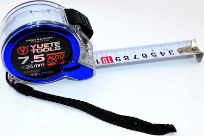 Tape Measure with Auto-Rewind and Magnet 25mm x 7.5m