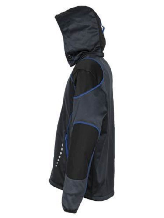 Cofra Jacuzia Μπουφάν Εργασίας Softshell με Κουκούλα Navy Μπλε