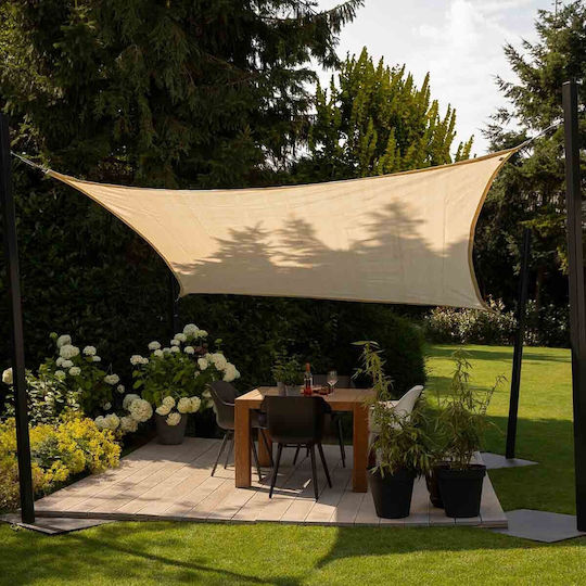 Nesling Rectangular Umbrela Sail Negru 3x4m 285gr/m²