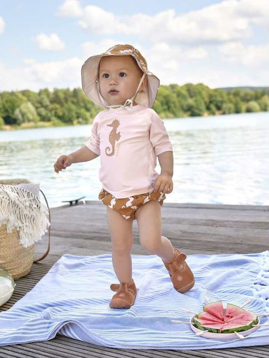 Laessig Seahorse Kids Swimwear Rashguard Pink
