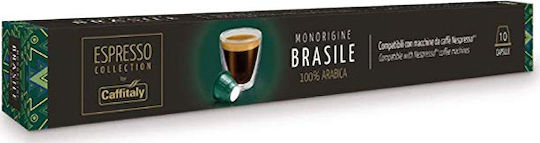 Caffitaly Capsule Espresso Brasile Compatibile cu Mașina Caffitaly 10capace