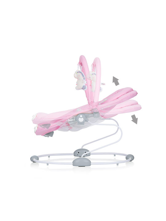 Chipolino Ηλεκτρικό Relax Μωρού Siesta με Μουσική και Δόνηση Pink για Παιδί έως 9kg