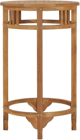 vidaXL Bar Table Made of Solid Wood 60x60x105cm
