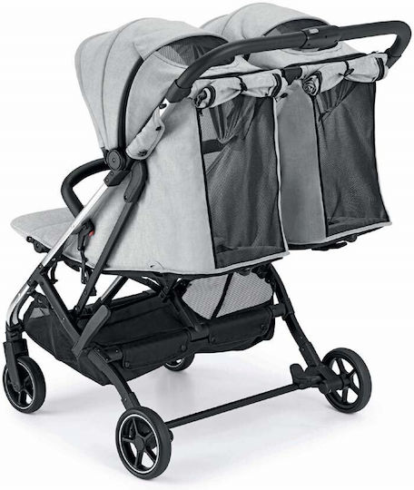 Cam Gem Double Stroller Suitable for Newborn Gray 12kg