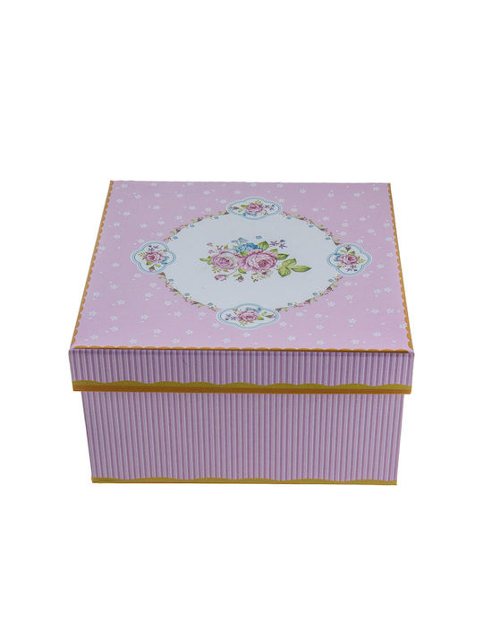 Karvounis Floral Flowers Mug from Porcelain with Lid Multicolored