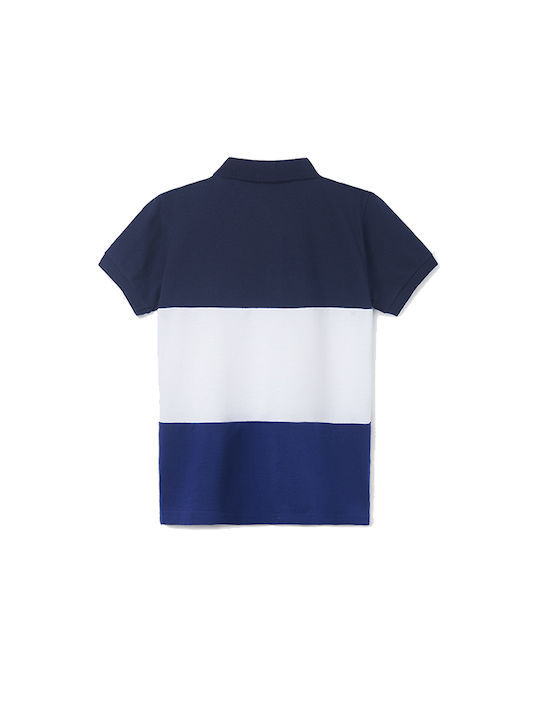 Mayoral Kids Polo Short Sleeve Blue