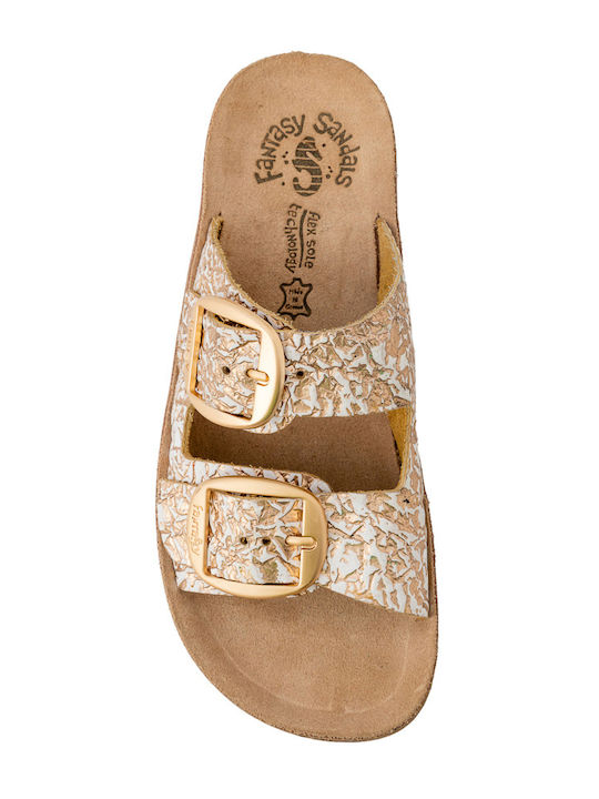 Despoina Leather Women's Anatomic Sandals Rose Gold