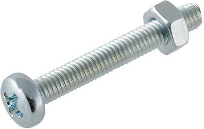 ArteLibre Machine Screw Phillips Galvanized with Diameter M3 and Length 16mm