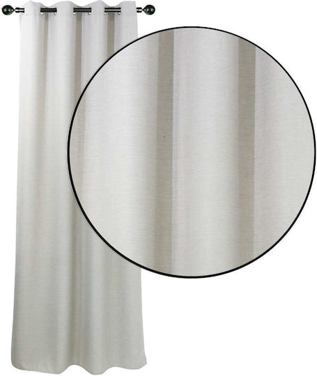 Das Home Vorhang mit Grommets 2242 Ecru 140x270cm