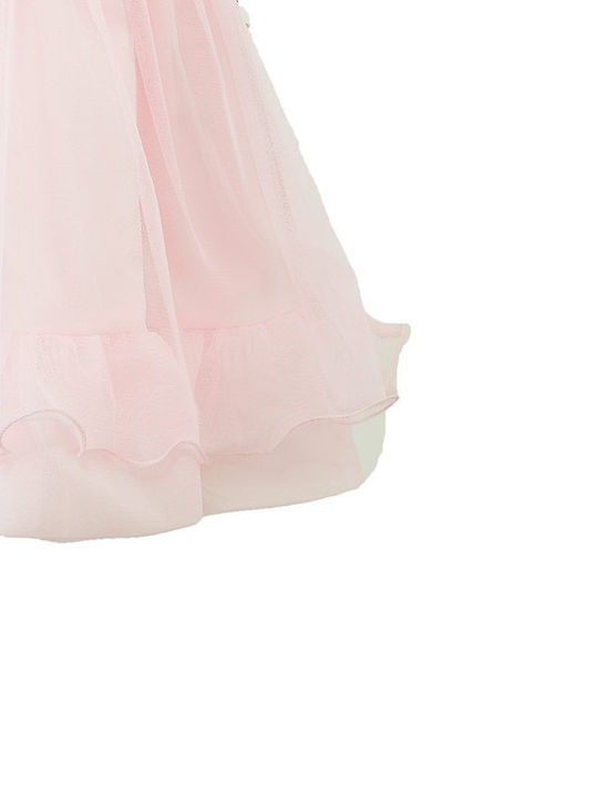 Kinderkleid Kurzärmelig Tüll Rosa