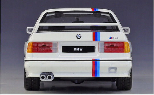 Bburago BMW M3 E30 1988 Αυτοκινητάκι Λευκό 1:24 για 3+ Ετών
