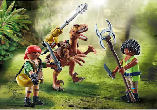 Playmobil Dino Rise Deinonych & Explorers pentru 5-10 ani