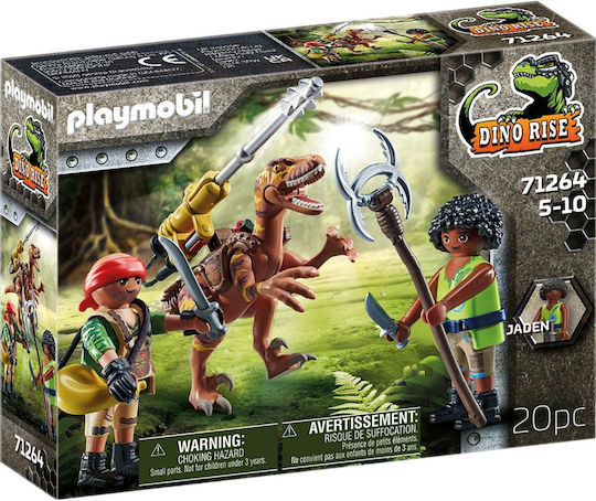 Playmobil Dino Rise Deinonych & Explorers pentru 5-10 ani