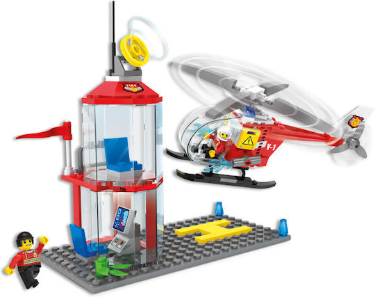 Blocki Τουβλάκια My Fire Brigade Helicopter Pads για 6+ Ετών 129τμχ