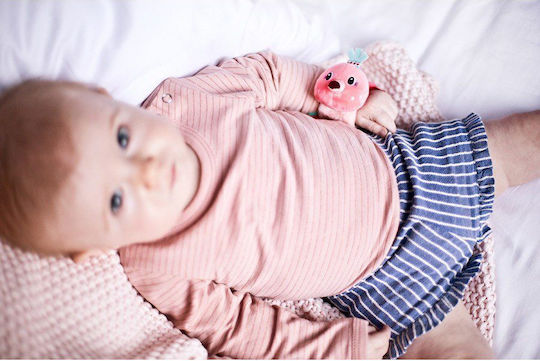 Lilliputiens Rattle / Bracelet Flamingo Anais for 0++ Months