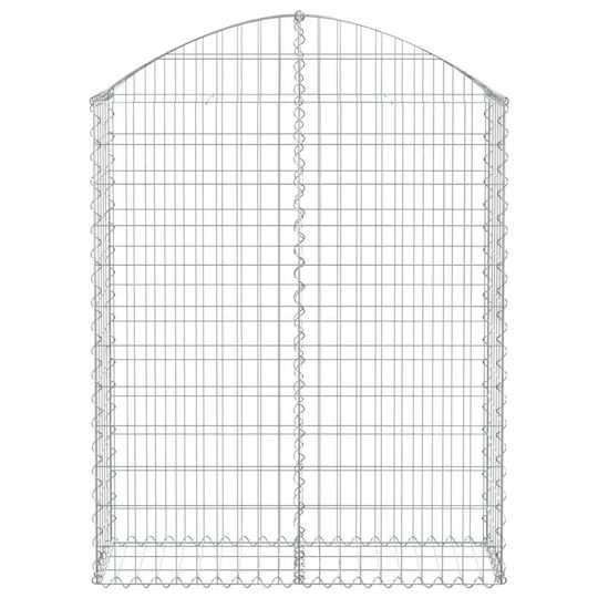 vidaXL Кутия Gabin за Ограда на Градина от Стомана 100x30x120бр 1бр Сребрист