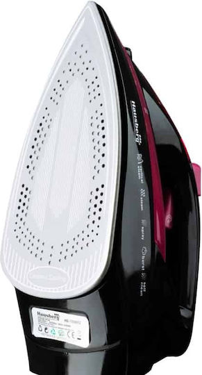 Hausberg HB-7899RZ HB7899RZ Steam Iron 2300W with Ceramic Plate and Continuous Steam Supply 18g/min