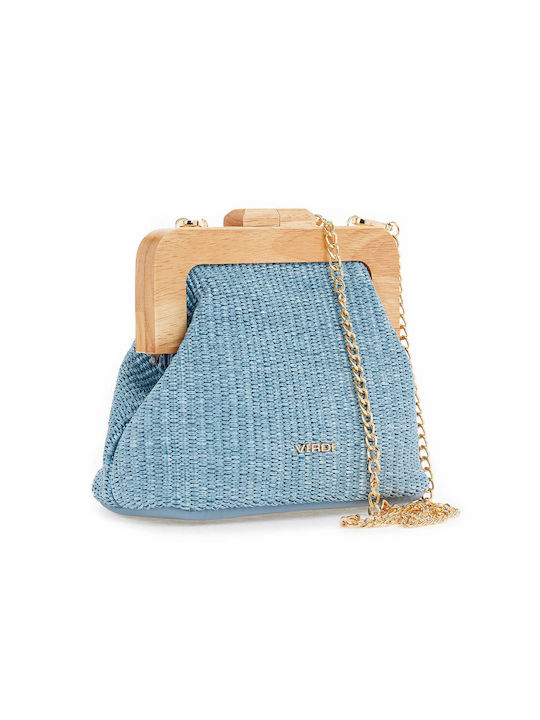 Verde Women's Bag Crossbody Light Blue