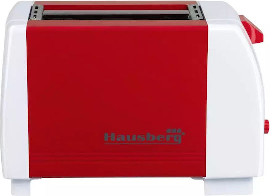 Hausberg Hausberg HB-150RS Φρυγανιέρα 2 Θέσεων 750W Κόκκινη