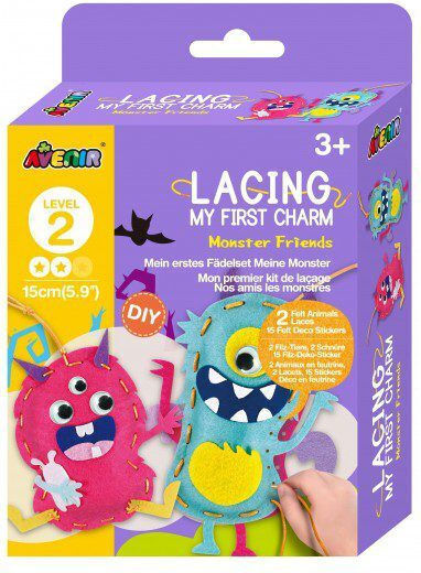 Avenir Embroidery Lacing - My First Charm for Children 3+ years Years