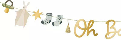 Oh Baby Paper Garland, 2,5m.