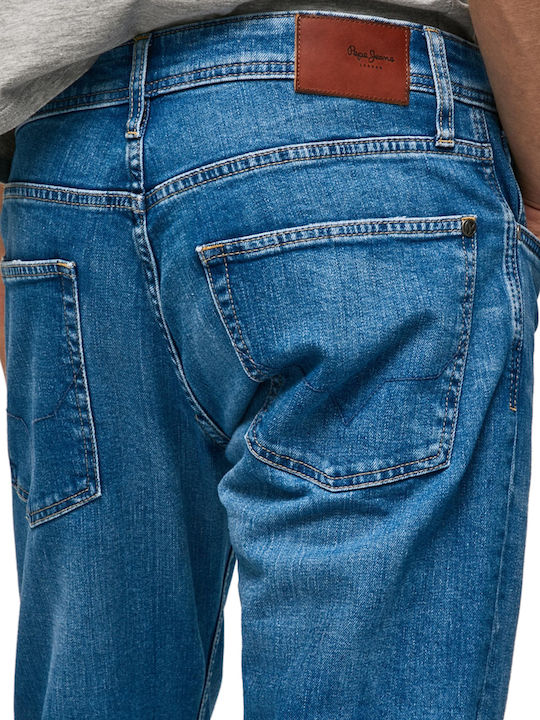 Cash Ανδρικό Παντελόνι Τζιν με Regular Straight Εφαρμογή Blue
