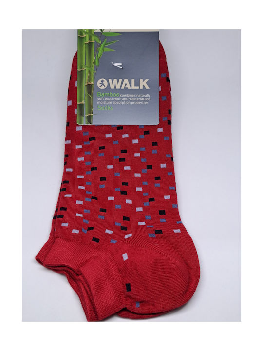 Walk Herren Socken Rot 1Pack