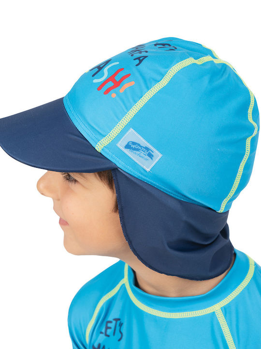 Energiers Kids' Hat Jockey Fabric Sunscreen 32-223151-8 Blue