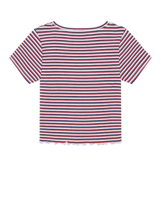 Pepe Jeans Kids Blouse Short Sleeve Red Nazaire