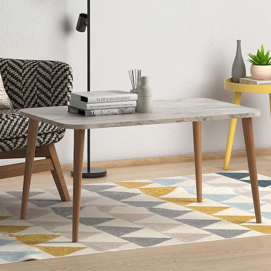 Rechteckig Couchtisch Soul Holz Beige B90xT55xH41cm