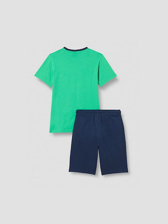 Champion Kids Set with Shorts Summer 2pcs Green