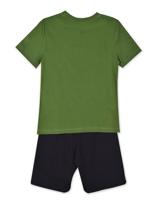 BodyTalk Kids Set with Shorts Summer 2pcs Green