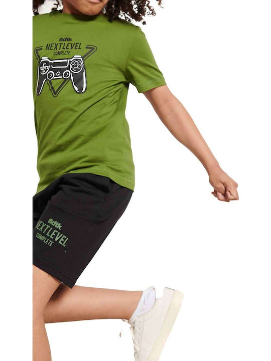 Kids' Set with Shorts Summer 2pcs Green