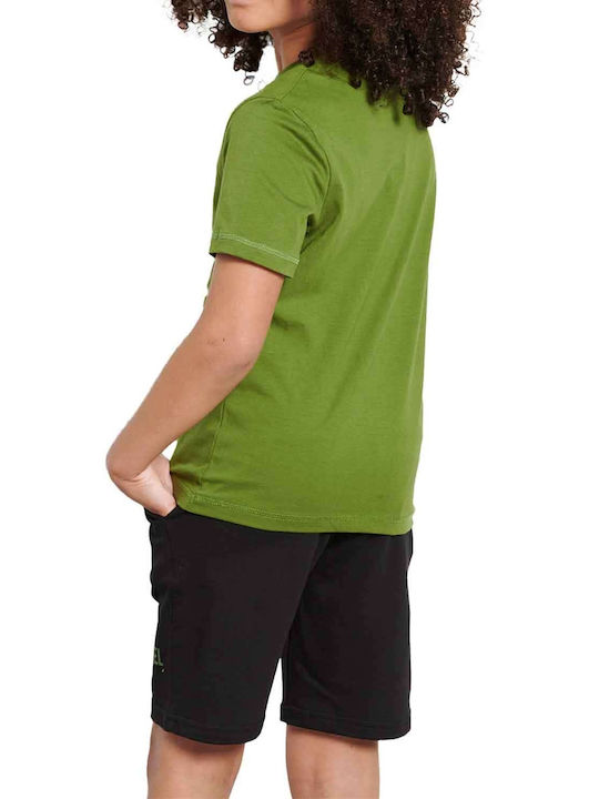 Kids' Set with Shorts Summer 2pcs Green