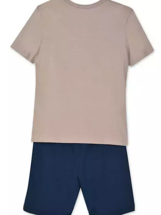 BodyTalk Kids Clothing Set with Beige Shorts 2 Pieces