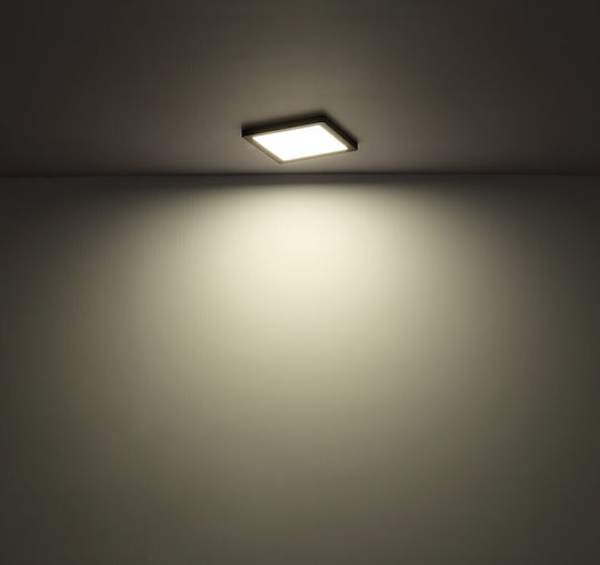 Globo Lighting Квадрат На открито LED Панел 18W с Студено бяло Светлина 6500К